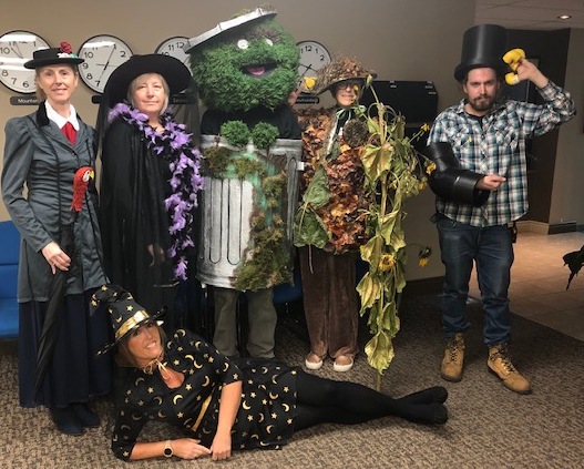 Group photo, Halloween, 2019 crop