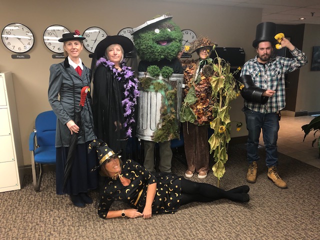 Group photo, Halloween, 2019
